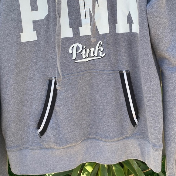 PINK Gray Sweater - Picture 4 of 4